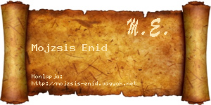 Mojzsis Enid névjegykártya